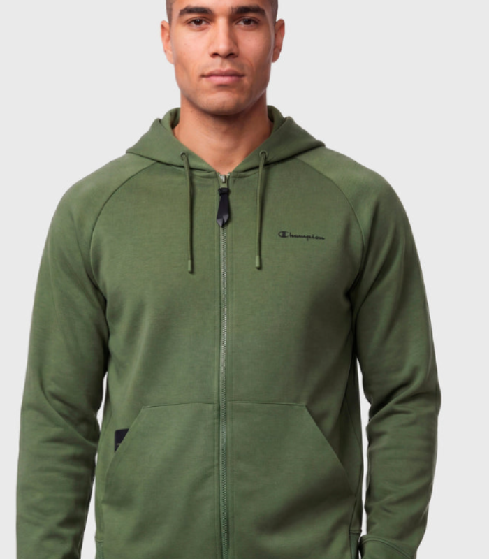 SUDADERA CHAMPION INTERLOCK VERDE 1