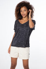 CAMISETA NEGRO PROTEST MUJER 1