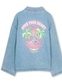 CAZADORA VAQUERA AZUL NIÑA BILLIEBLUSH 1