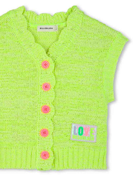CHALECO PUNTO VERDE LIMA NIÑA BILLIEBLUSH 1