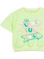 SUDADERA MANGA CORTA VERDE LIMA NIÑA BILLIEBLUSH 1