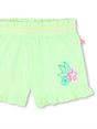 SHORT ALGODÓN VERDE LIMA VOLANTE NIÑA BILLIEBLUSH 1
