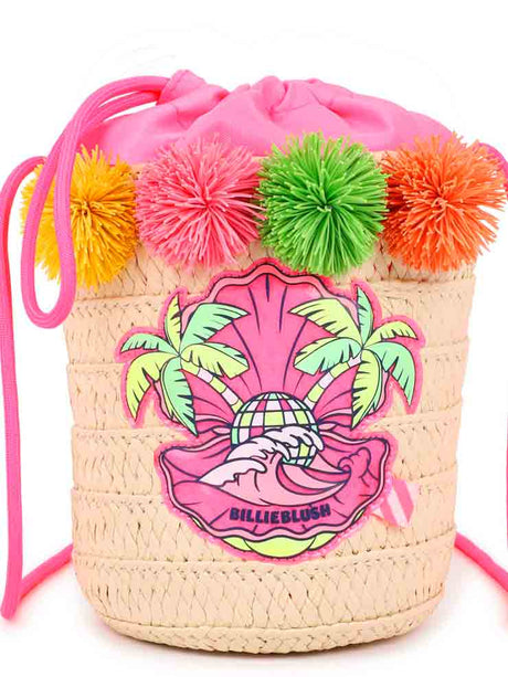 BOLSO DE PAJA COLORINES NIÑA BILLIEBLUSH 1