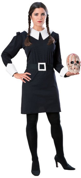 Disfraz Wednesday Adulto Halloween (familia Addams) 1