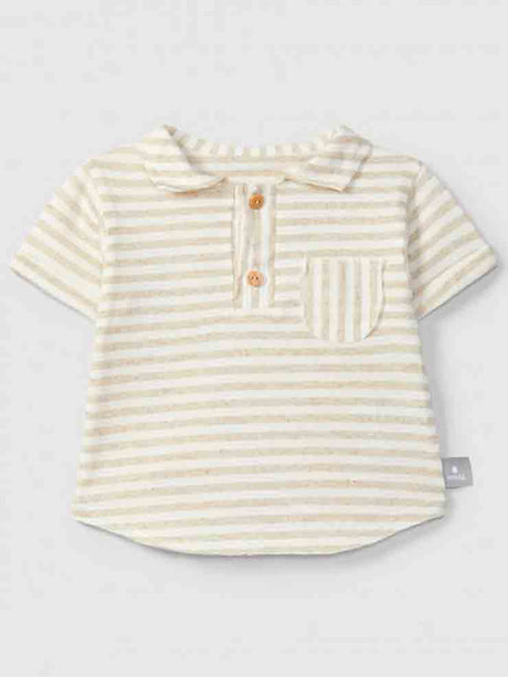 CAMISETA RAYAS MANGA CORTA BEBÉ NIÑO SNUG 1