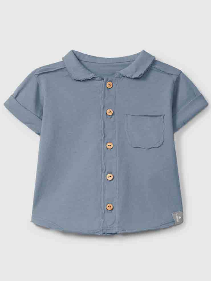 CAMISETA AZULONA MANGA CORTA BEBÉ NIÑO SNUG 1
