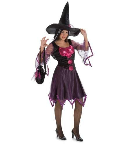 Disfraz Bruja Morada Adulto Mujer 1