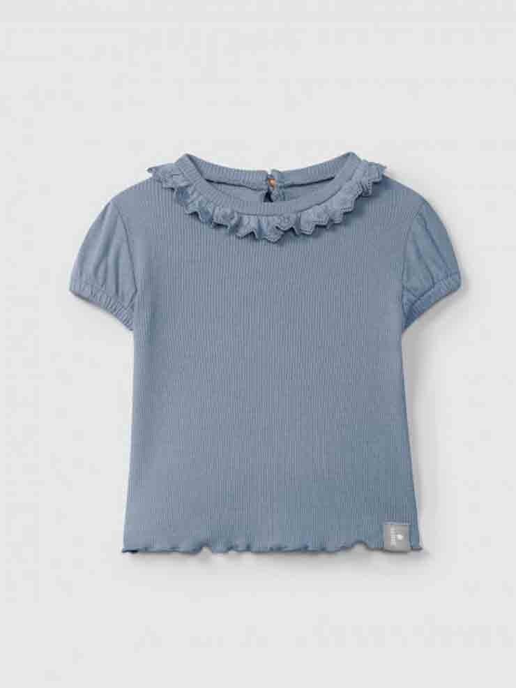 CAMISETA AZULONA MANGA CORTA BEBÉ NIÑA SNUG 1