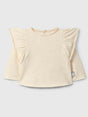 CAMISETA BEIGE MANGA LARGA BEBE NIÑA SNUG 1