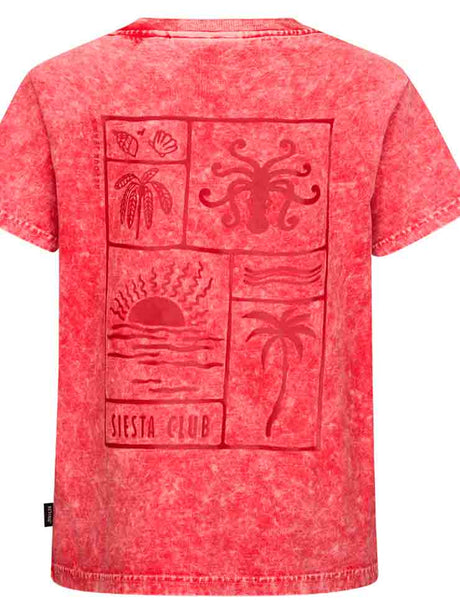 CAMISETA ROJA AJADA MANGA CORTA NIÑO RETOUR 1