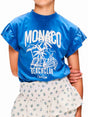 CAMISETA AZULONA VOLANTE AL HOMBRO NIÑA RETOUR 1