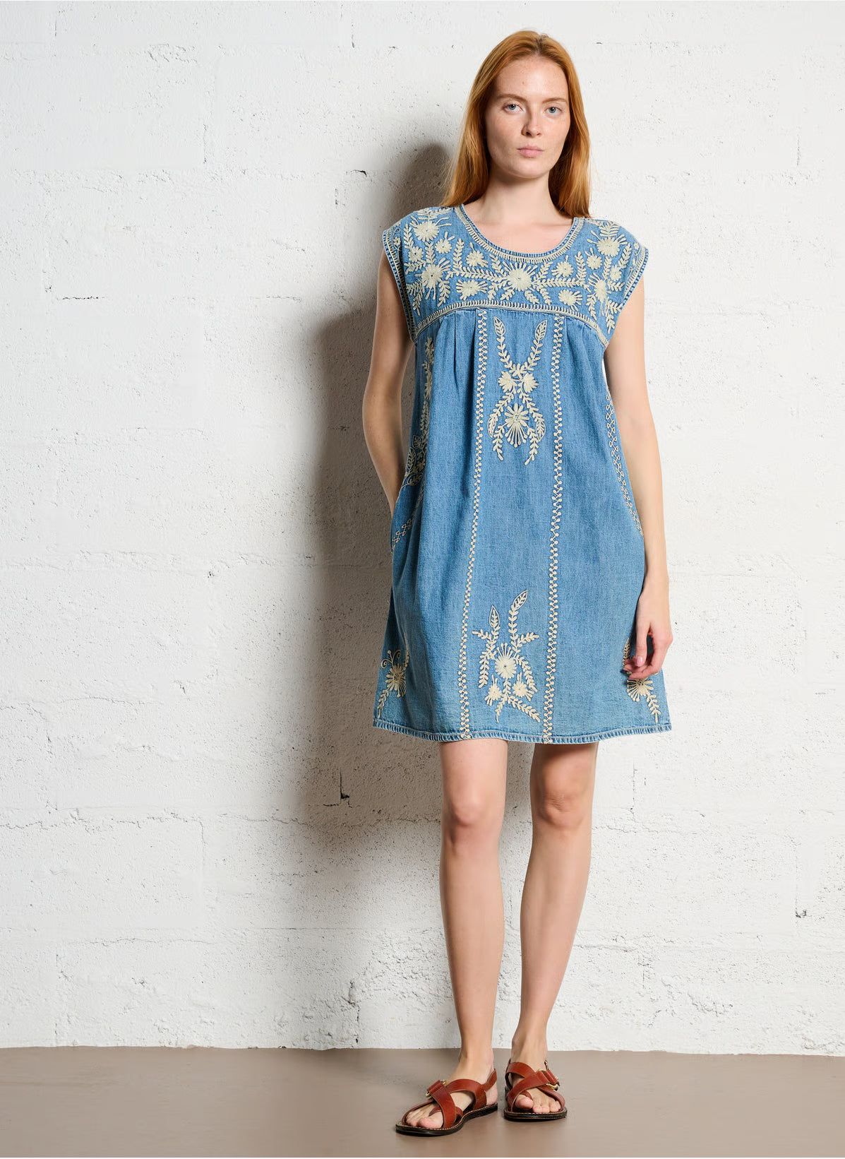 MAISON HOTEL VESTIDO CORTO TEJANO SYLVIE ARIZONA