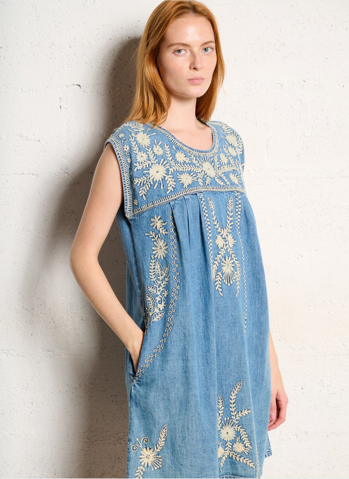MAISON HOTEL VESTIDO CORTO TEJANO SYLVIE ARIZONA