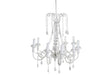 Lampara Techo Metal Blanco 8 Luces 1