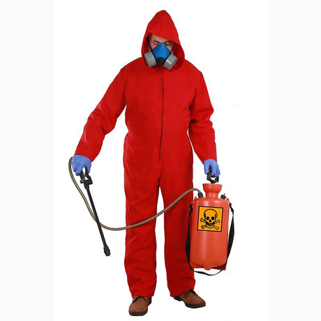Disfraz Buzo Rojo Fumigador (la Casa de Papel) Adulto 1