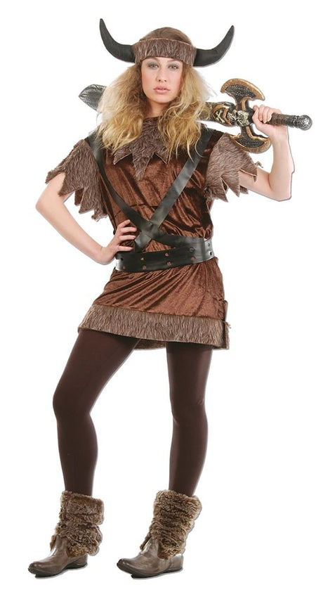 Disfraz de Vikinga Adulto Mujer 2