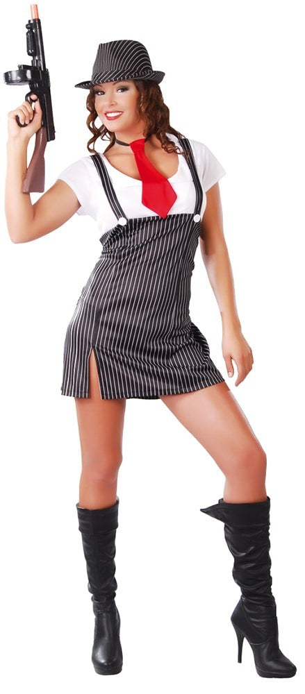 Disfraz Ganster Sexy Adulto Mujer 1