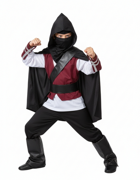 Disfraz de Medieval, Héroe Rojo, Aguila Roja Infantil 2