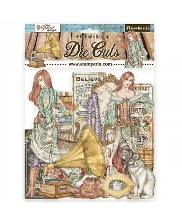 DIE CUTS Stamperia LADY VAGABOND LIFESTYLE 1