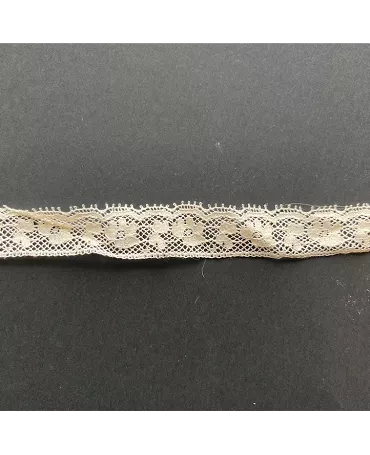 PUNTILLA VALENCIENN FLORES 18mm Beig 1
