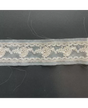 PUNTILLA TUL Bordado Flores 60mm Beig 1
