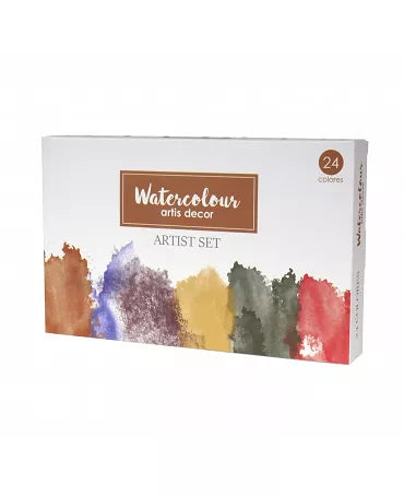 Acuarelas ARTIS DECOR Artist Set 24 colores 1