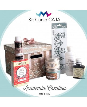 Kit Caja Vintage + Video tutorial ACADEMIA CREATIVA MONTEJO 1