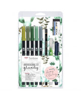 Set Rotulador WATERCOLORING TOMBOW GREENERY 1