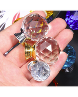 Pomo Cristal Blanco 20mm 1