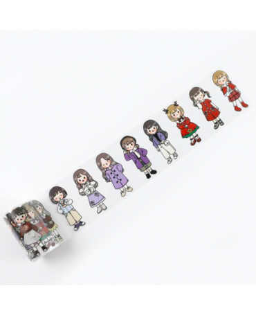 Washi Tape transparente muñecas 1 1