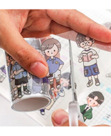 Washi Tape transparente muñecas 1 2