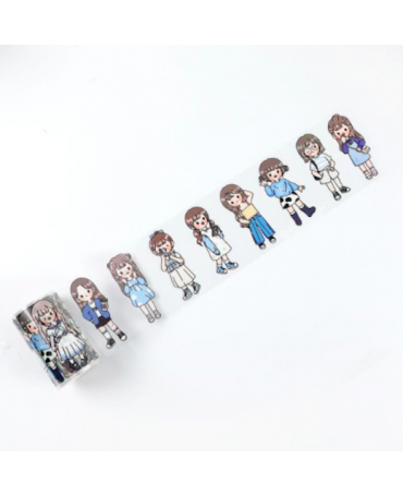 Washi Tape transparente muñecas 2 1