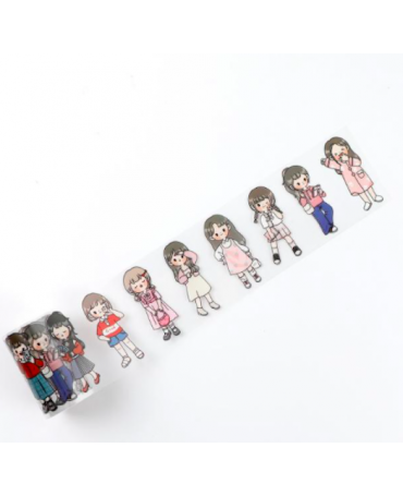 Washi Tape transparente muñecas 4 1