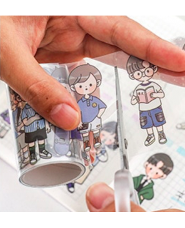 Washi Tape transparente muñecas 4 2