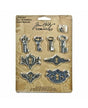 Tim Holtz Idea-ology LLaves Medallón 9pc 1