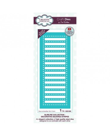TROQUEL Rayas Cuadradas Decorativas 18.5x7.5cm 1