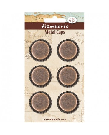 CHAPAS METÁLICAS Stamperia 6ud 1