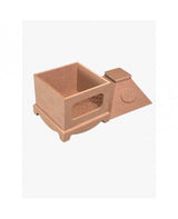 Madera Candil Rejilla 24x26x20cm 2