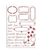 STENCIL Stamperia 21x29,7cm CASA GRANADA Labels 1