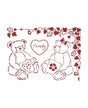 STENCIL Stamperia DAYDREAM Osos 20x15cm 1