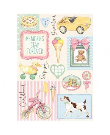 Papel arroz Stamperia A4 DAYDREAM Accesorios 1