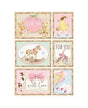 Papel arroz Stamperia A4 DAYDREAM Tarjetas Rosa 1