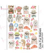 Transfer DRESS MY CRAFT A4 Cute Fur Babys 1