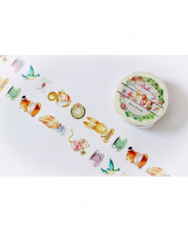 Washi Tape ASUKA Forest Friends 15mm 1