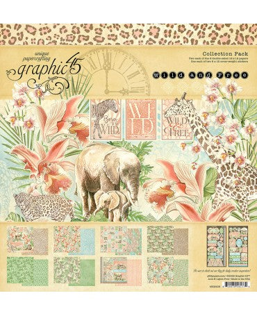 Colección 30x30 GRAPHIC 45 Wild and Free 1