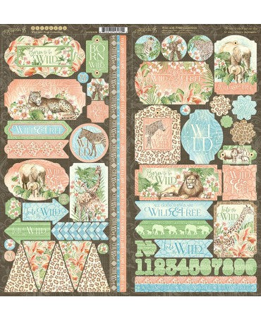Stickers GRAPHIC 45 Wild and Free 1