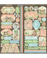 Stickers GRAPHIC 45 Wild and Free 1