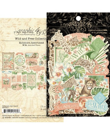 Die cuts GRAPHIC 45 Wild and Free 1
