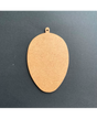 Madera Silueta Huevo 10cm x 7cm 1