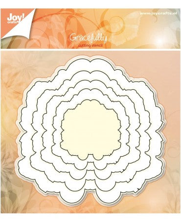 TROQUEL JOY CRAFTS Plantilla de Flores Grandes 5 Piezas 1